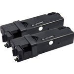 2 stuks Dell 593-10258 (DT615) toner zwart hoge capaciteit (Ink Hero Huismerk)