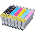 7 stuks Epson T0487 inktcartridges (Ink Hero Huismerk)