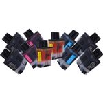 10 stuks Brother LC900 inktcartridges (Ink Hero Huismerk)