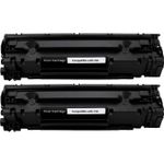 2 stuks Canon 728 toner zwart (Ink Hero Huismerk)