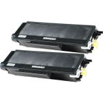 2 stuks Brother TN3170 (TN3130) toner zwart hoge capaciteit (Ink Hero Huismerk)