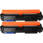 2 stuks Canon 051H (2169C002) toner zwart hoge capaciteit (Ink Hero Huismerk)