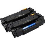 2 stuks HP 49A (Q5949A) toner zwart (Ink Hero Huismerk)