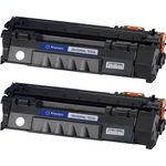 2 stuks Canon 715 toner zwart (Ink Hero Huismerk)