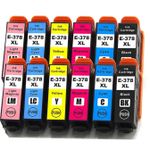 12 stuks Epson 378XL inktcartridges hoge capaciteit (Ink Hero Huismerk)