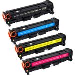 4 stuks HP 312X / HP 312A toner hoge capaciteit (Ink Hero Huismerk)