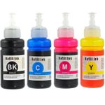 4 stuks Epson T664 zwart en kleur (Ink Hero Huismerk)