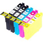 5 stuks Epson 202XL inktcartridges hoge capaciteit (Ink Hero Huismerk)