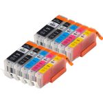 10 stuks Canon PGI-580XXL & CLI-581XXL inktcartridges super hoge capaciteit (Ink Hero Huismerk)