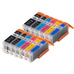 12 stuks Canon PGI-580XXL & CLI-581XXL inktcartridges super hoge capaciteit (Ink Hero Huismerk)