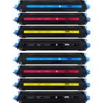 8 stuks HP 124A toner (Ink Hero Huismerk)