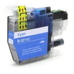 Brother LC3211C inktcartridge cyaan hoge capaciteit (Ink Hero Huismerk)