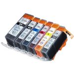 6 stuks Canon PGI-525 & CLI-526 inktcartridges (Ink Hero Huismerk)