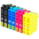 8 stuks Epson 27XL inktcartridges hoge capaciteit (Ink Hero Huismerk)