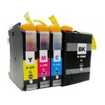 4 stuks Brother LC129 & LC125 inktcartridges super hoge capaciteit (Ink Hero Huismerk)