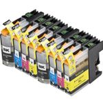 8 stuks Brother LC223 (LC221) inktcartridges hoge capaciteit (Ink Hero Huismerk)