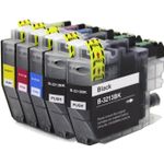 5 stuks Brother LC3213 inktcartridges hoge capaciteit (Ink Hero Huismerk)