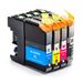 4 stuks Brother LC227 & LC225 inktcartridges super hoge capaciteit (Ink Hero Huismerk)