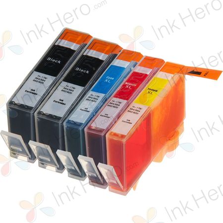 5 stuks HP 920XL inktcartridges hoge capaciteit (Ink Hero Huismerk)