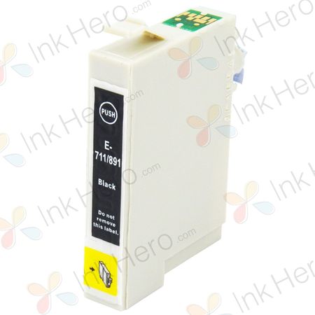 Epson T0711 inktcartridge zwart (Ink Hero Huismerk)