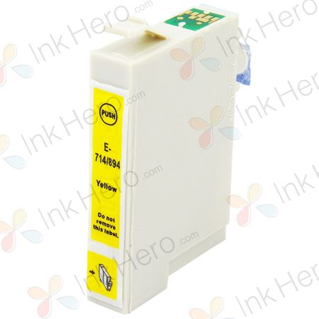 Epson T0714 inktcartridge geel (Ink Hero Huismerk)