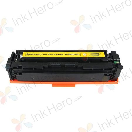 HP 201X (CF402X) toner gee hoge capaciteitl (Ink Hero Huismerk)