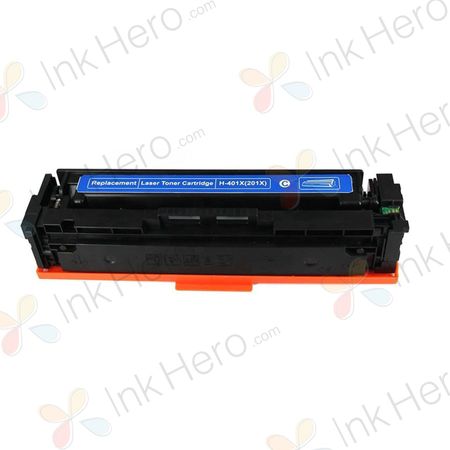 HP 201X (CF401X) toner cyaan hoge capaciteit (Ink Hero Huismerk)