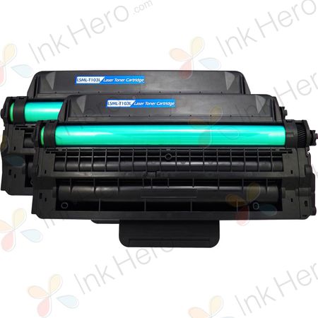 2 stuks Samsung MLT-D103L toner zwart hoge capaciteit (Ink Hero Huismerk)