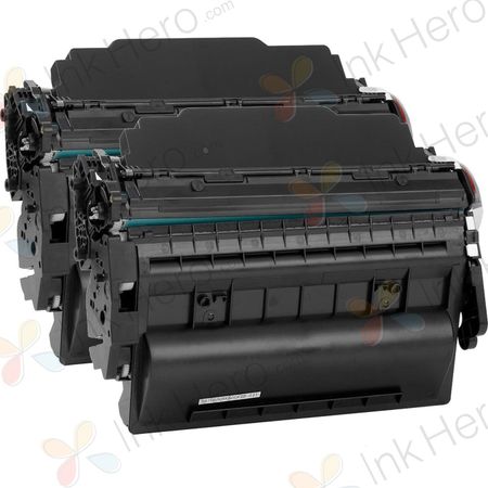 2 stuks HP 87X (CF287X) toner zwart hoge capaciteit (Ink Hero Huismerk)