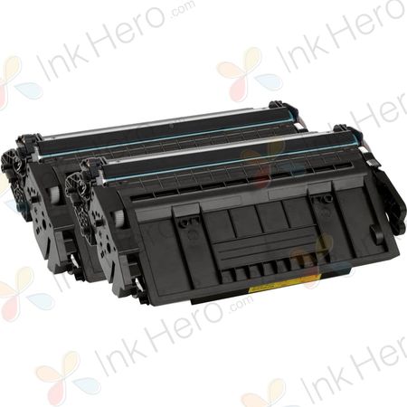 2 stuks HP 87A (CF287A) toner zwart (Ink Hero Huismerk)