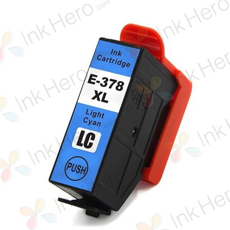 Epson 378XL inktcartridge licht cyaan hoge capaciteit (Ink Hero Huismerk)