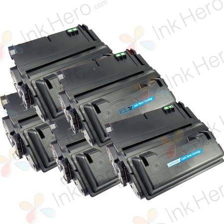 5 stuks HP 45A (Q5945A) toner zwart (Ink Hero Huismerk)