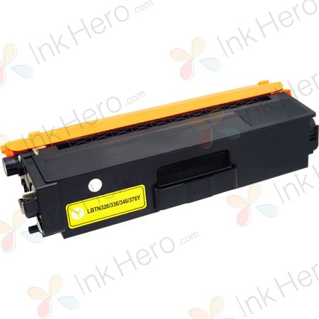 Brother TN326Y (TN321Y) toner geel hoge capaciteit (Ink Hero Huismerk)