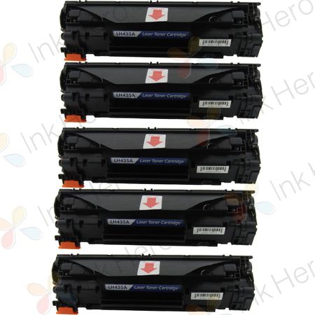 5 stuks HP 35A (CB435A) toner zwart (Ink Hero Huismerk)