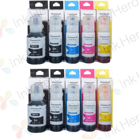 10 stuks Epson 105 / 106 Ecotank (Ink Hero Huismerk)