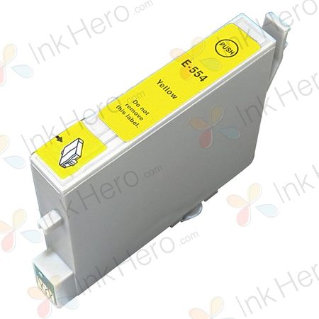 Epson T0554 inktcartridge geel (Ink Hero Huismerk)