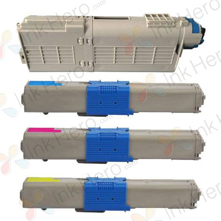 4 stuks Oki C332 / MC363 toner (Ink Hero Huismerk)