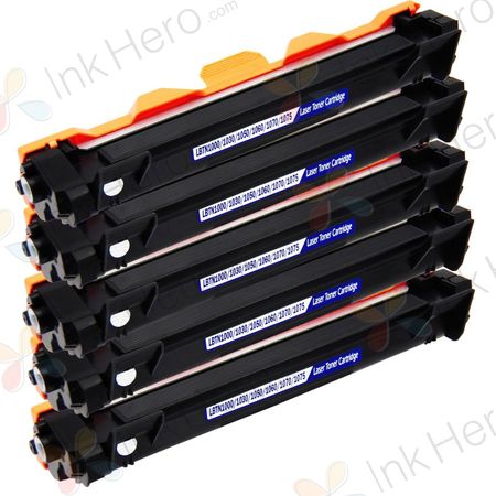 5 stuks Brother TN1050 toner zwart (Ink Hero Huismerk)