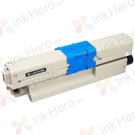 Oki 44973536 C301 / C321 toner zwart (Ink Hero Huismerk)