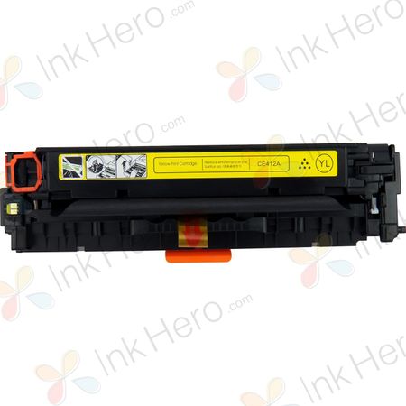 HP 305A (CE412A) toner geel (Ink Hero Huismerk)