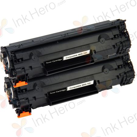 2 stuks Canon 712 toner zwart (Ink Hero Huismerk)