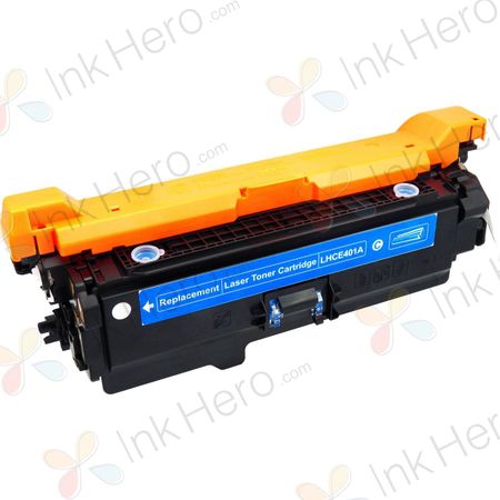 HP 507A (CE401A) toner cyaan (Ink Hero Huismerk)