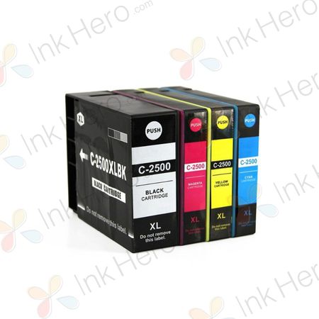 4 stuks Canon PGI-2500XL inktcartridges hoge capaciteit (Ink Hero Huismerk)