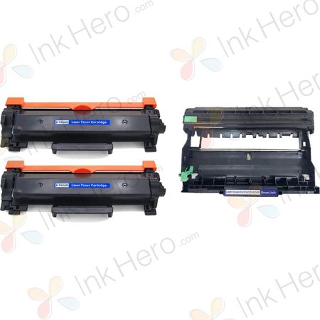 3 stuks Brother TN2420 & DR2400 toner en drum hoge capaciteit (Ink Hero Huismerk)