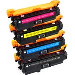 4 stuks HP 504X & 504A toner (Ink Hero Huismerk)