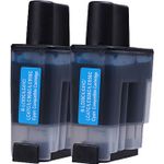 2 stuks Brother LC900C cyaan inktcartridges (Ink Hero Huismerk)