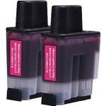 2 stuks Brother LC900M magenta inktcartridges (Ink Hero Huismerk)