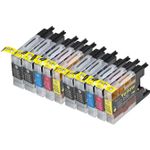 10 stuks Brother LC1280XL inktcartridges (Ink Hero Huismerk)