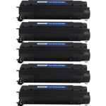 5 stuks HP 55X (CE255X) toner zwart hoge capaciteit (Ink Hero Huismerk)