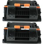 2 stuks HP 90X (CE390X) toner zwart hoge capaciteit (Ink Hero Huismerk)